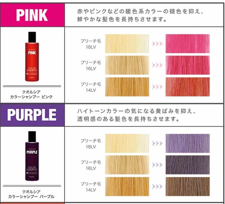 Fiole qualucia color shampoo補色洗頭水250ml